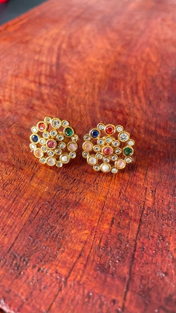 Navratan Earrings