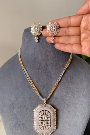 Diamond Pendant Set