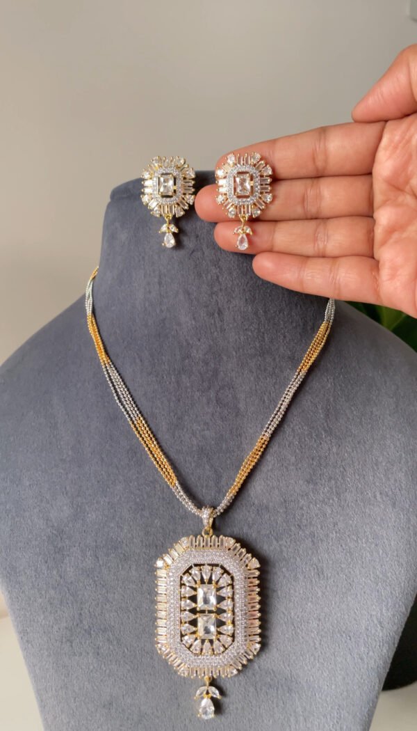 Diamond Pendant Set