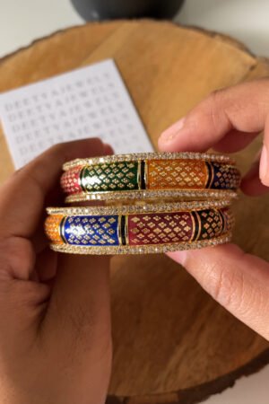 Multicolour Meenakari Bangles