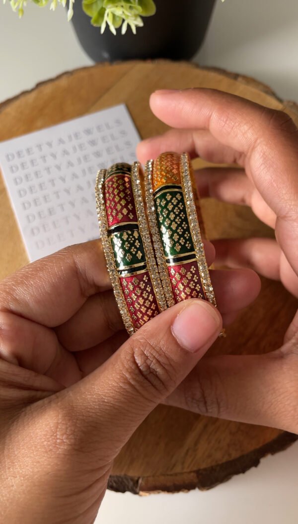 Multicolour Meenakari Bangles