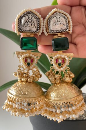 Traditional Thappa Brass Jhumka