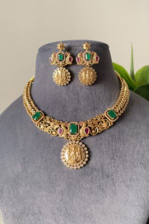 Nandini Traditional Gold Necklace