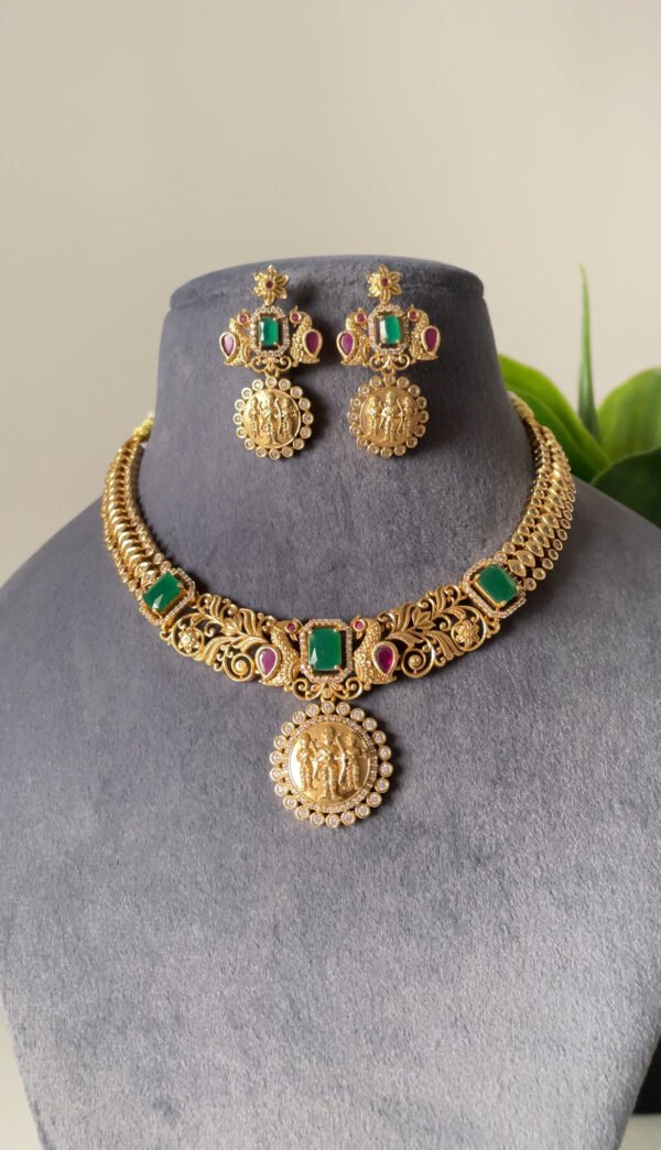 Nandini Traditional Gold Necklace