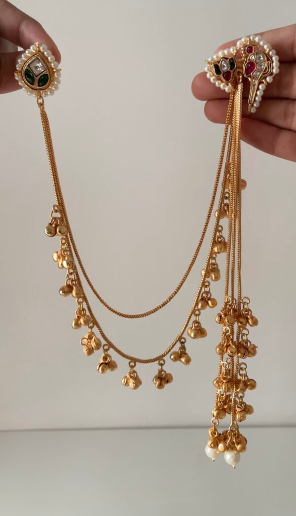 Gul Kashmiri Premium Brass Earrings