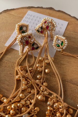 Gul Kashmiri Premium Brass Earrings