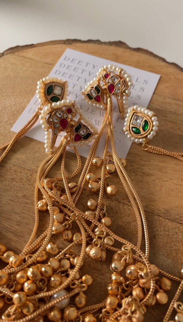 Gul Kashmiri Premium Brass Earrings