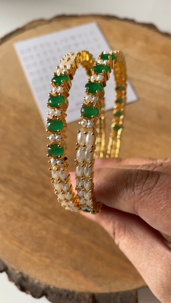 Amrita Classic Pearl Bangles